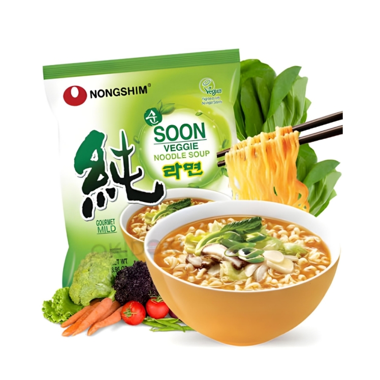 نودل وگان گیاهی شین رامیون