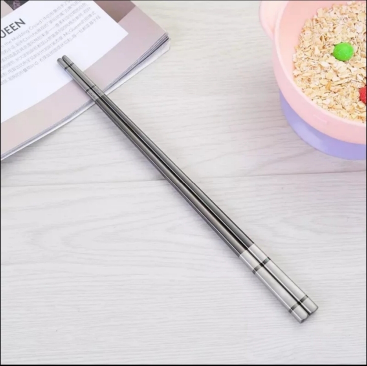 چاپستیک استیل مشکی