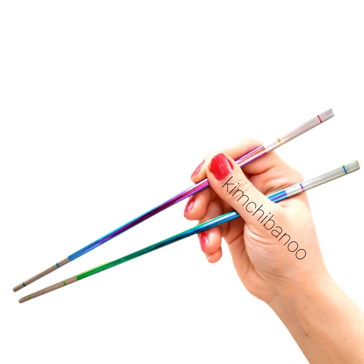  چاپستیک استیل ژاپنی هولوگرامی 