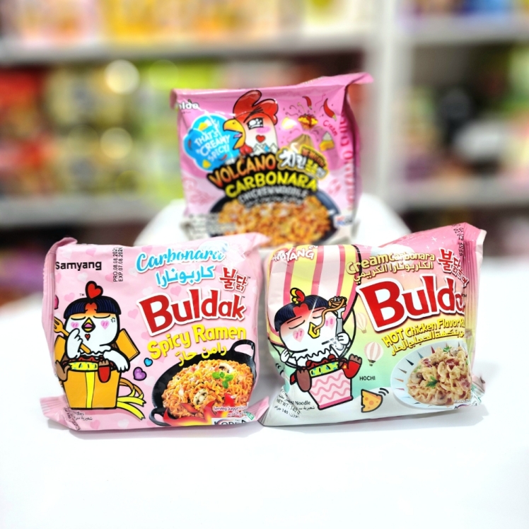 نودل کره ای کربونارا