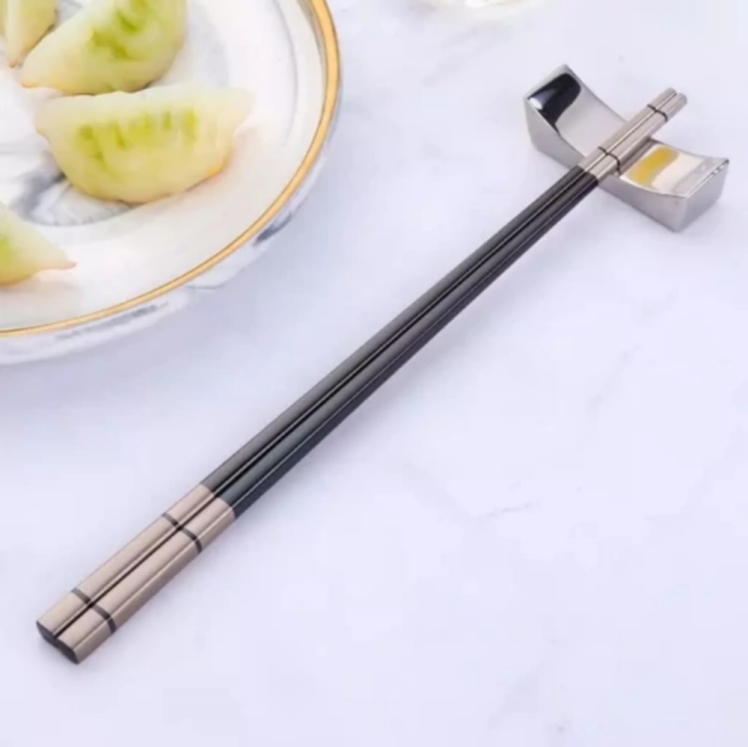 چاپستیک استیل مشکی